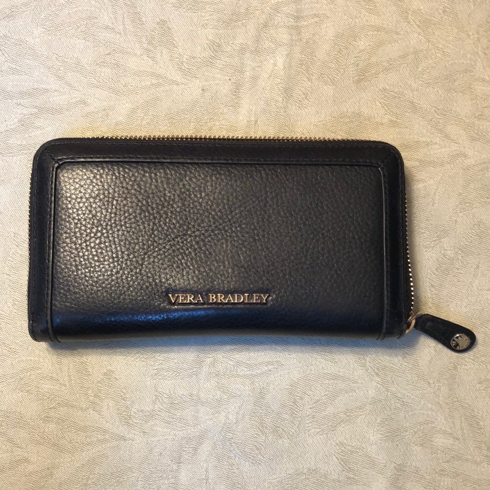 Vera Bradley Leather Clutch Wallet